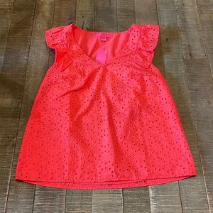 NWT Lilly Pulitzer coral blouse. Women’s size S. New with tags.